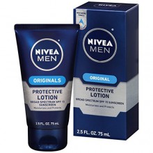 NIVEA Men Loción protectora original 2.5 onza fluida (paquete de 4)