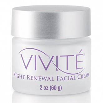 Vivite Renovación Noche Crema facial, 2 onza