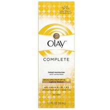 Olay Complete BB Cream Skin Perfecting Tinted Moisturizer with Sunscreen, Light To Medium, 1.7 Fluid Ounce