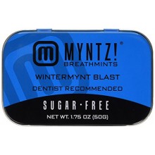 Recomendaciones dentista MYNTZ! Las mentas de marca - Wintermynt explosiva Wintergreen Sabor 6 latas x 1,75 onzas por estaño