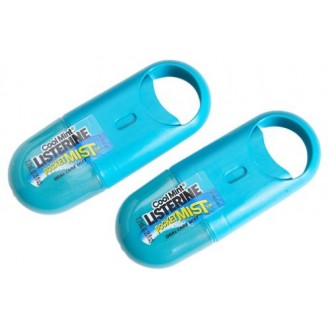 Nueva Listerine Cool Mint Mist bolsillo 2Packs de 7,7 ml (0.26floz)