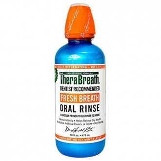 Therabreath Dentiste Fresh Breath Recommandé Rinçage Oral (Icy Mint, Pack of 1)