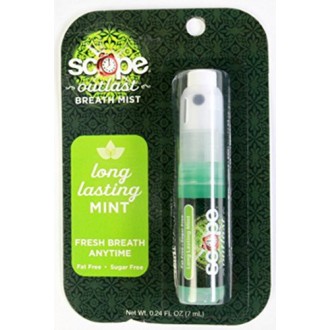 SCOPE Outlast Breath Mist, Long Lasting Mint 0,24 oz (Pack of 6)