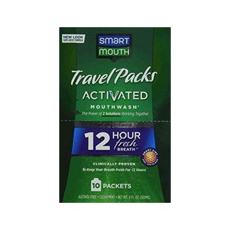 SmartMouth Mouthwash Packets Clean Mint 10 Chaque (Pack de 3)