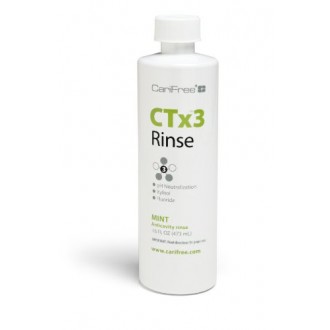 CariFree CTX3 Enjuague, dentista recomendado, Anti-Cavidad (menta)