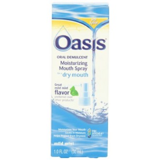 Oasis Boca hidratante en spray, Suave menta, 1 onza (30 ml)